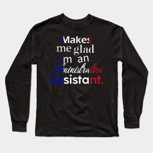 Administrative Assistant Long Sleeve T-Shirt